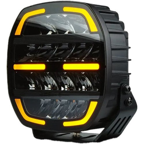 Monsterlux Core 9 led lisävalo pyöreä 9" mustarunko
