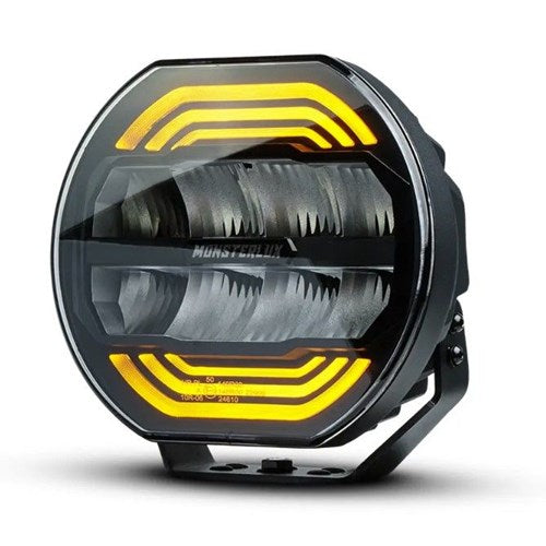 Monsterlux Vortex 9 led lisävalo pyöreä 9"