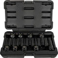 JBM 1/2" pitkä kuusiokolo voimakärkihylsysarja 5-19mm, 78mm