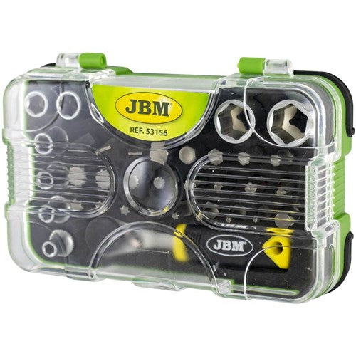 JBM 1/4" mini räikkä- ja hylsysarja 38 osaa