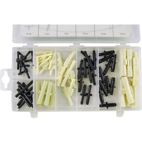 JBM letkuliitinlajitelma 4-10mm 65 osaa