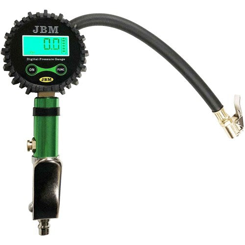 JBM digitaalinen renkaantäyttölaite 300mm letkulla 0-14bar