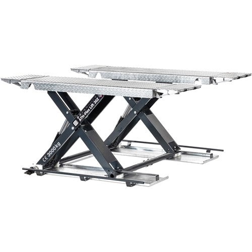 ATH Flex Lift 30Z liikuteltava matala saksinostin 100-960mm 3000 kg sinkityillä ajosilloilla