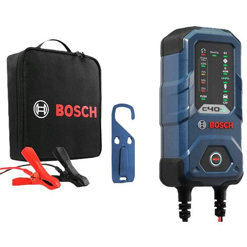 Bosch akkulaturi C40 Li 6-12V akuille, latausvirta max 5,0A