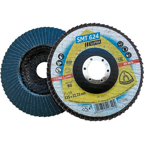 Klingspor SMT 624 lamellilaikka 125x22,23mm 80. 10KPL/PKT