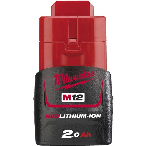 Milwaukee M12 B2 akku 2,0 Ah