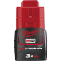 Milwaukee M12 B3 akku 3,0 Ah
