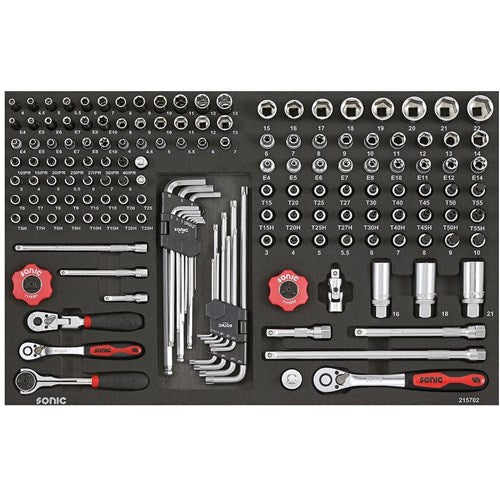 Sonic S9 NEXT työkaluvaunu työkaluilla 363 osaa + 1/2" voimahylsysarja 73 osaa