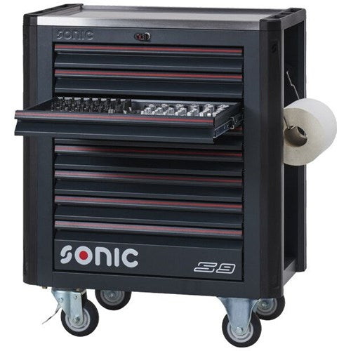 Sonic S9 NEXT työkaluvaunu työkaluilla 363 osaa + 1/2" voimahylsysarja 73 osaa