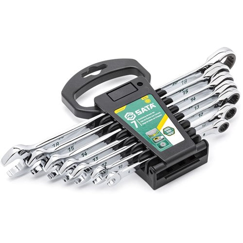 SATA 120Z spline räikkälenkkiavainsarja 8-18mm 7 osaa