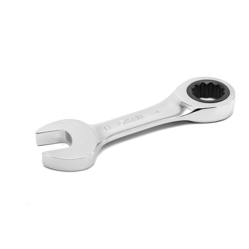 SATA räikkälenkkiavainsarja lyhyet "stubby" avaimet, rullassa koot 10-19mm, 7-osaa