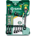 SATA Spline X6 räikkälenkkiavainsarja 8-17mm 7 osaa