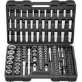 Vigor 1/4"+3/8"+1/2" e-torx- ja hylsysarja 133 osaa