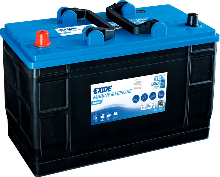 Exide Marine&Multifit ER550 12v 115Ah 345x175x228 + -