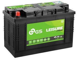 GS Leisure akku L35-115 12v 115Ah750A(EN 350x174x224 + -