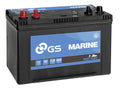 GS Marine akku M27-90S 12v 90Ah 860A(EN 304x173x225 + - tuplan.suljettumalli