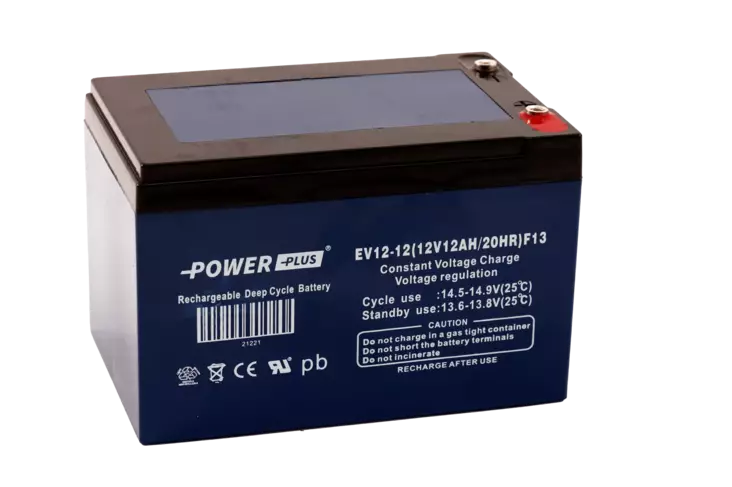 Power Plus Agm-akku 12V 12Ah Deep Cycle 151x98x95/101 Terminal:F13 5mm kierre