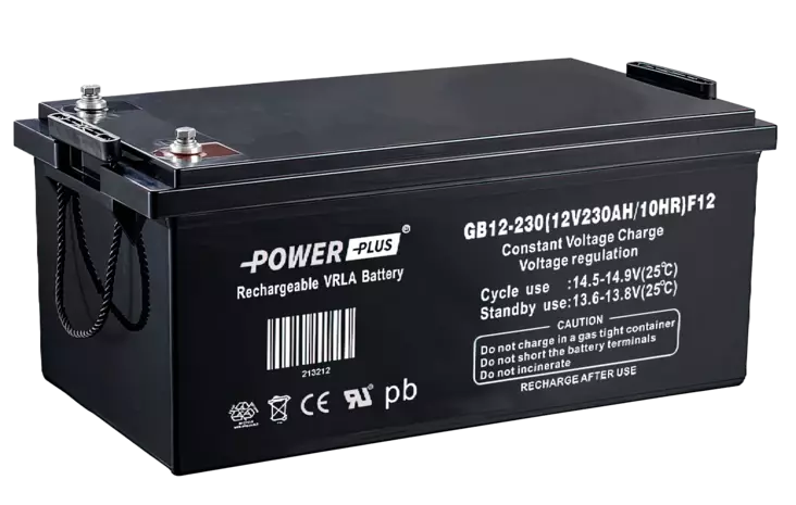 Power Plus Agm-akku 12V 230Ah 520x269x203/208 Terminal:F12 M8 kierrena