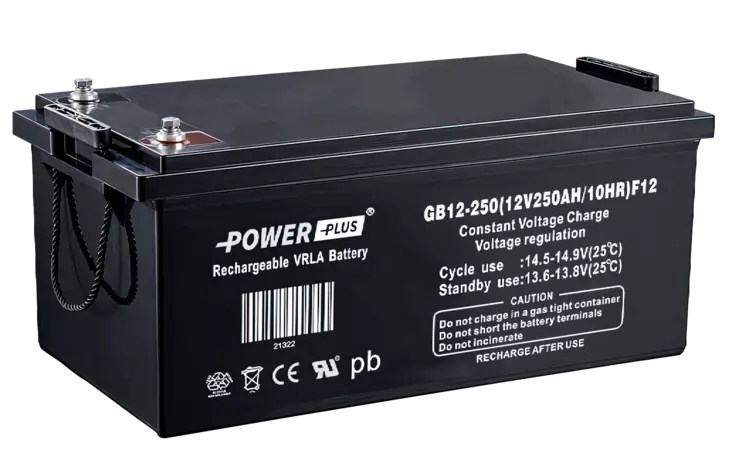 Power Plus Agm-akku 12V 250Ah/10hr 522x266x221/224 Terminal:F12 M8
