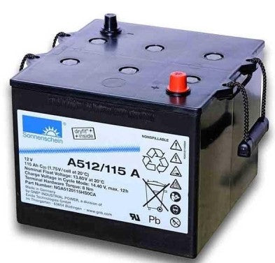 Sonnenschein geeliakku A512/115 12v115Ah 286x269x230