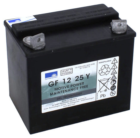 Sonnenschein geeliakku GF12/25Y 12v 25Ah 195x130x180 + - Dryfit