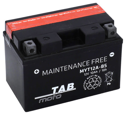 TAB Mp-Akku YT12A-BS/MYT12A-BS 12V 10Ah 120A 152x88x106 + - M896 YT12A-BS