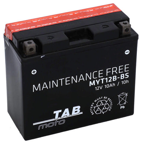 TAB Mp-Akku YT12B-BS/MYT12B-BS 12V 10Ah 110A 150x69x130 + - M841 YT12B-BS