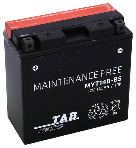 TAB Mp-Akku YT14B-BS/MYT14B-BS 12V 11,5Ah 135A 152x70x147 + - M861 YT14B-BS