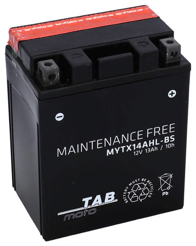 TAB Mp-Akku YTX14AHL-BS/MYTX14AHL-BS 12V 13Ah 160A 134x89x166 - + M859 YTX14AHL-BS
