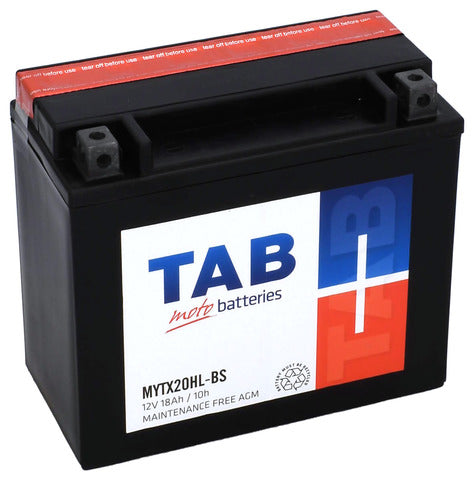 TAB Mp-Akku YTX20HL-BS/MYTX20HL-BS 12V 18Ah 310A 175x87x155 - + M868 YTX20HL-BS