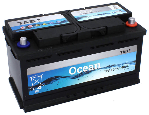 TAB Ocean start OC100 12v 100Ah 353x175x190 - + (1000948)