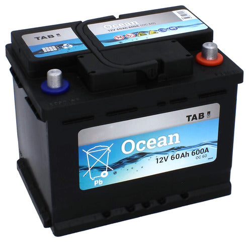 TAB Ocean start OC60 12v 60Ah 242x175x190 - + (1000964)