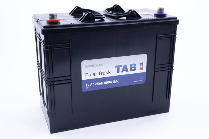 12V 125Ah 800A(EN) TAB käynnistysakku Polar Truck TR12HX  345x173x284 + - (1000620)