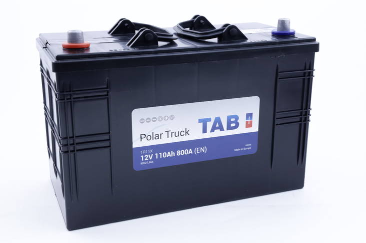 12V 110Ah 800A(EN) TAB käynnistysakku Polar Truck TR11X  345x175x233 + - (1000619)