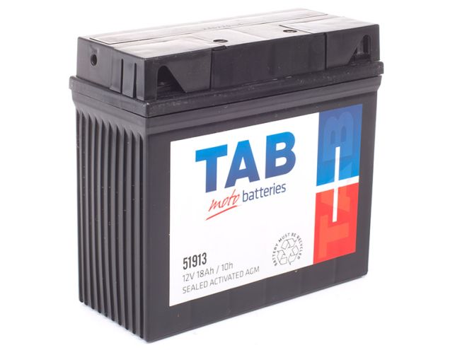TAB Mp-Akku AGM 51913 12V 18Ah/10h BMW 185x80x170 - +