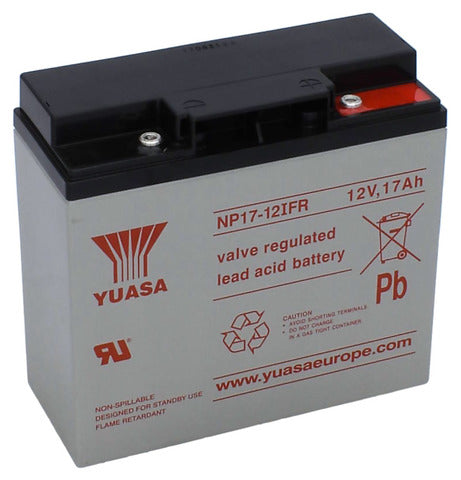 Yuasa Agm-akku 12V 17Ah NP17-12i 181x77x167/167 Terminal:F13