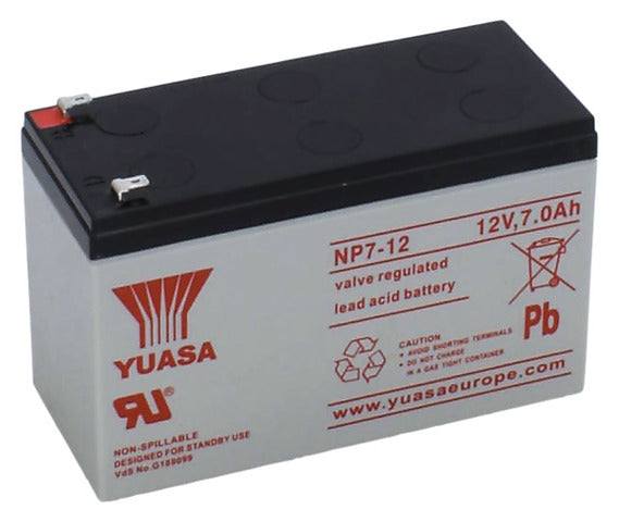 Yuasa Agm-akku 12V 7Ah NP7-12 151x65x94/100 Terminal:F1 4.8mm 10 arvostelua