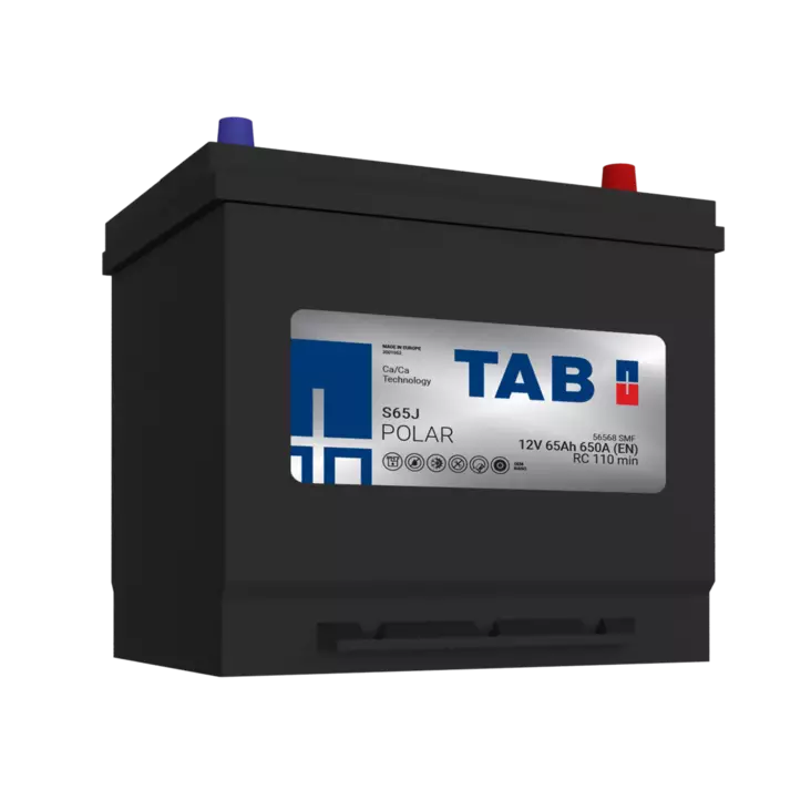 TAB käynnistysakku Polar S S65J 12V 65Ah 650A(EN
