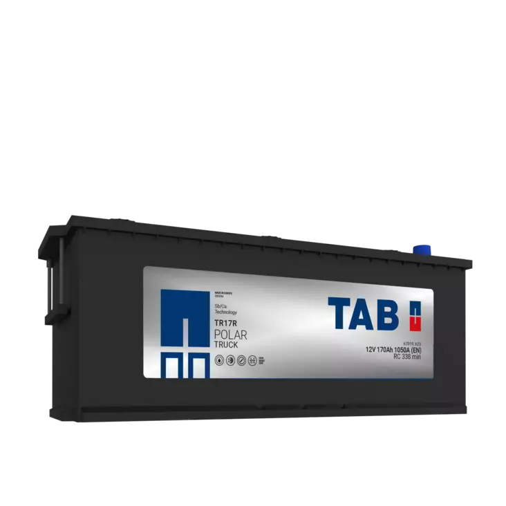 12V 170Ah 1050A(EN) TAB käynnistysakku Polar Truck TR17R 512x222x194/221 - + (1000480)