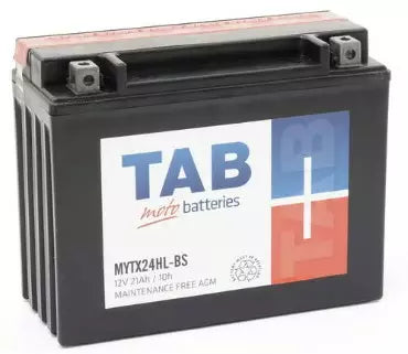 TAB Mp-Akku YTX24HL-BS/MYTX24HL-BS 12V 21Ah/10h350A 205x87x162 - + M873 YTX24HL-BS