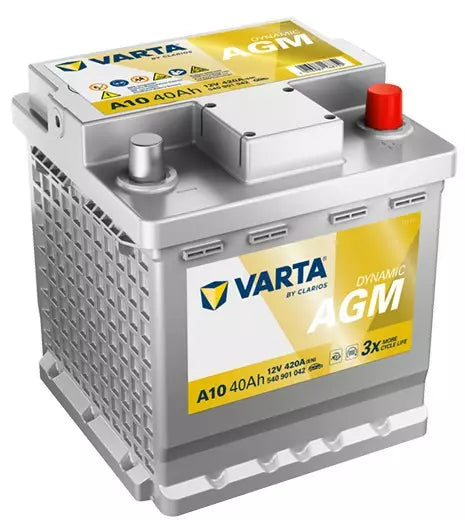 Varta Start Stop AGM A10 XEV12V 40Ah 420A (EN) 175x175x190 - +