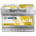 Varta Start Stop AGM A7 XEV12V 70Ah 760A 278x175x190 - +