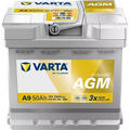 Varta Start Stop AGM A9 XEV12V 50Ah 540A 207x175x190 - +
