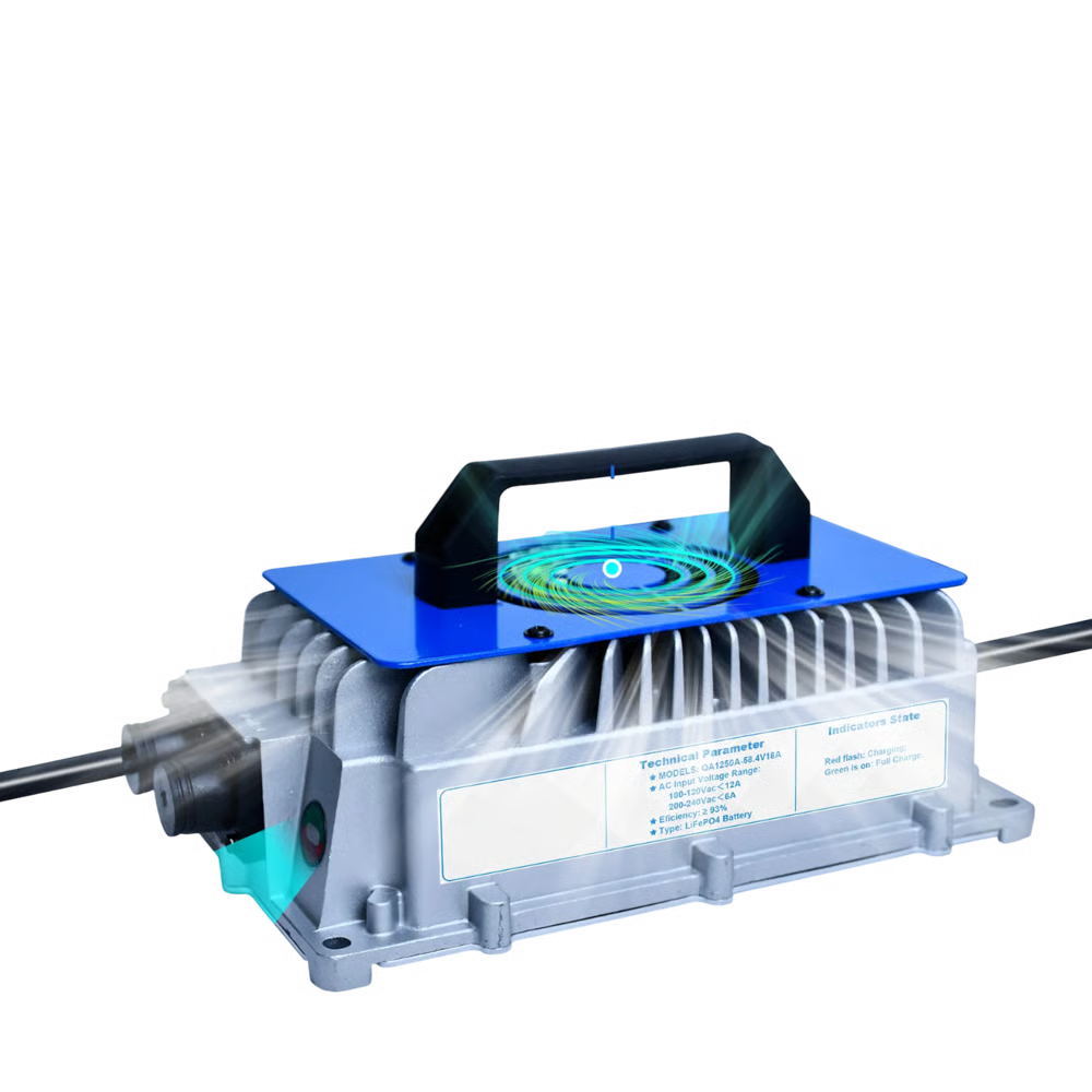 48 V 18 A LiFePO4-Akkulaturi 900 W