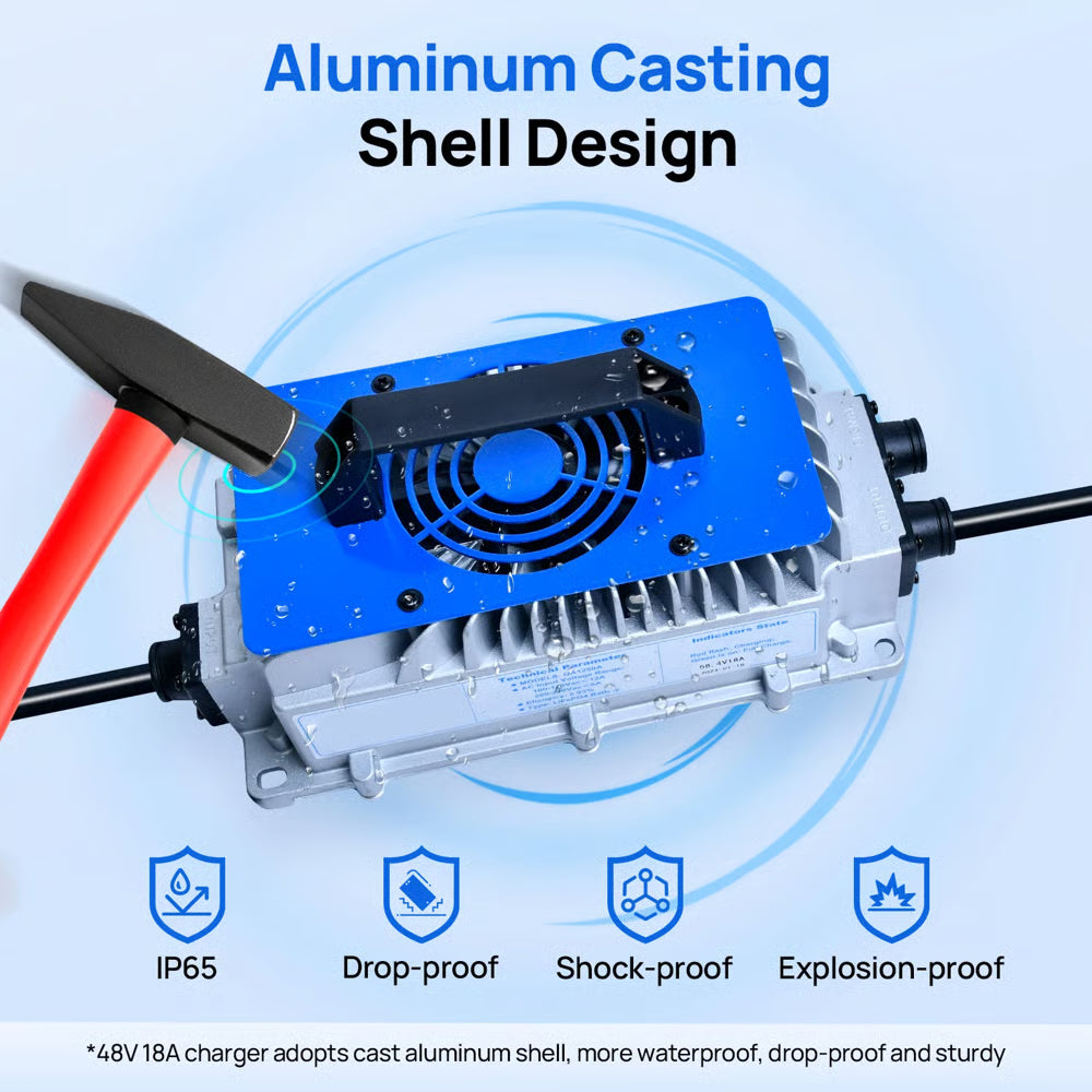 36 V 25 A  LiFePO4- Akkulaturi 900 W