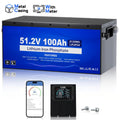 48V 100Ah LiFePO4 metallikotelolla