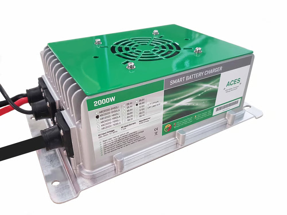 72V/25A 2000W LiFePO4-Akkulaturi